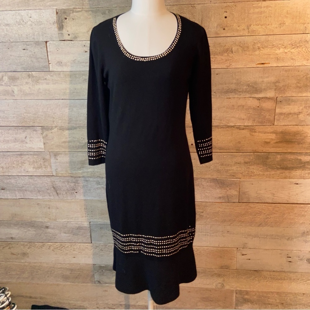 Tommy Hilfiger women’s black knit dress in size medium